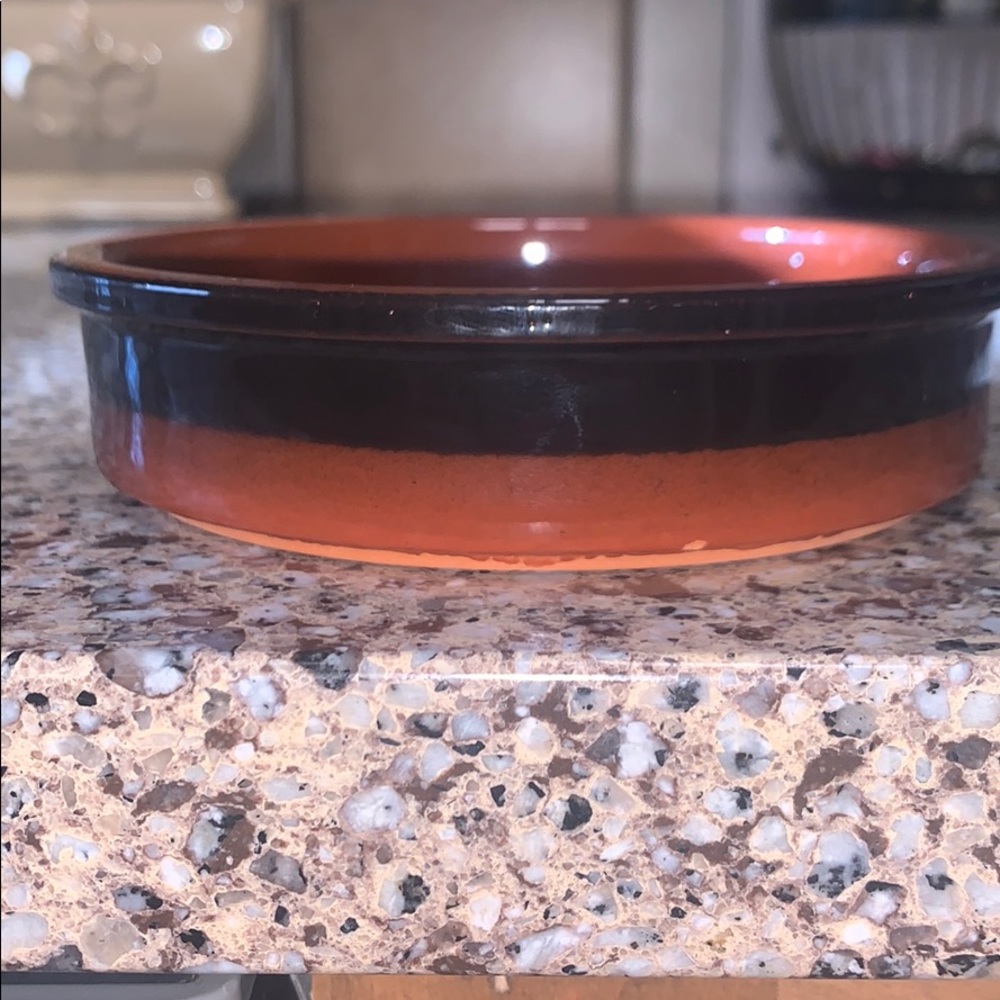 CERMER glazed ceramic Baking Dish  4 x 6/8" - Picture 3 of 4